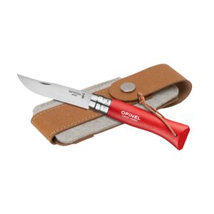 Opinel Colorama No 08 pocket knife in a belt pouch, miniatyr 6