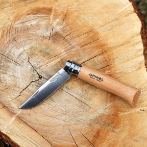 Opinel Inox No 08 pocket knife in a belt pouch, miniatyr 4