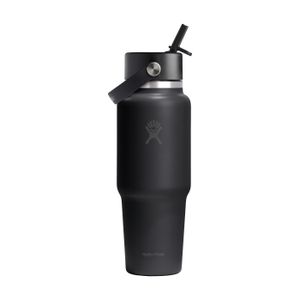 Hydro Flask Wide Mouth Travel Bottle with Flex Straw Cap 946 ml water bottle, miniatyr 1