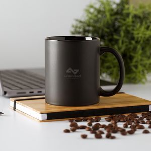 Kitty Mug Matt Black 350 ml