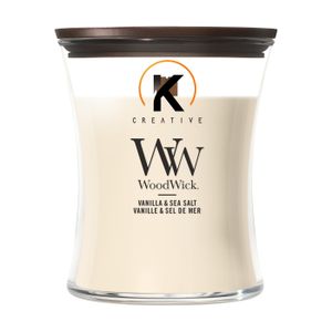 WoodWick Vanilla & Sea Salt Medium Candle, miniatyr 1