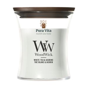 WoodWick White Tea & Jasmine Mini Candle